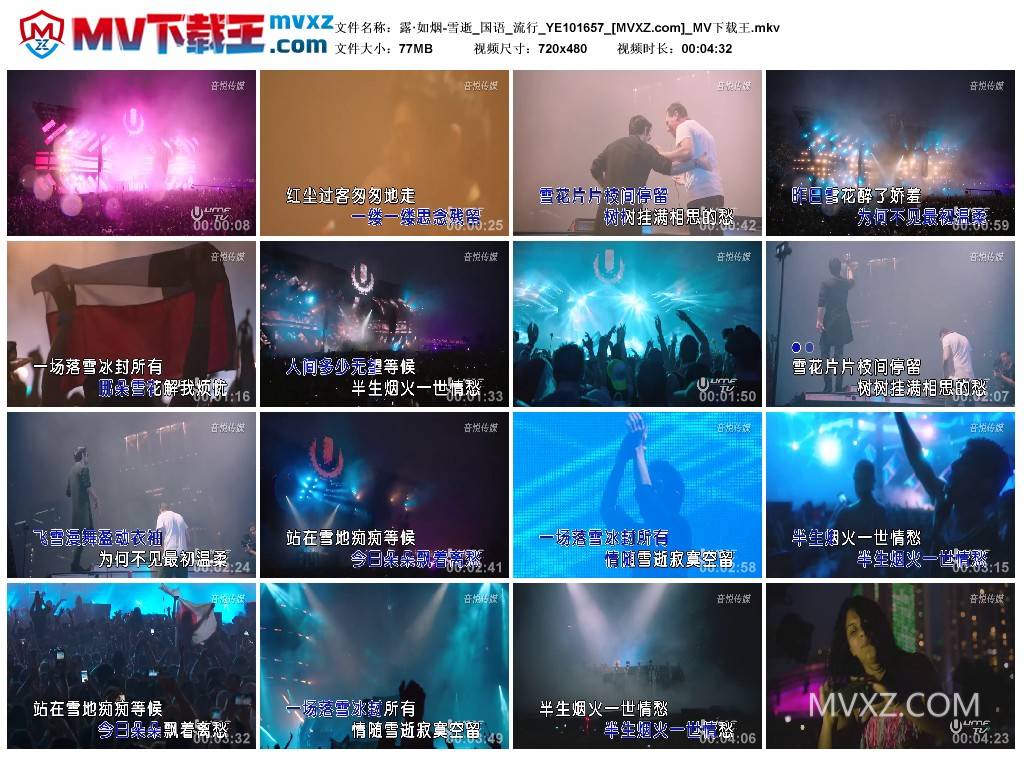 露·如烟-雪逝_国语_流行_YE101657